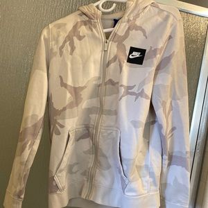 Camo boys Nike zipper jacket